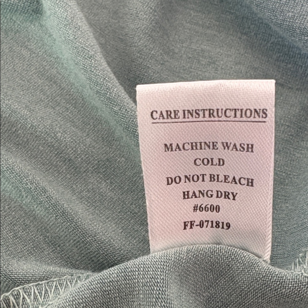 Free Fly Bamboo Flex Dress Heather Coastal Sage Athleisure Travel Stretch Size L - Picture 7 of 7